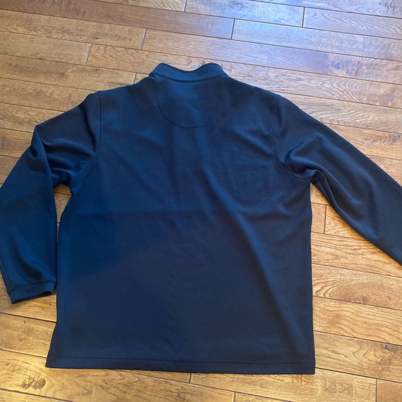 Pebble Beach Sweatshirt Mens XL Black Dry Luxe Performance Quarter Zip Golf - Picture 4 of 5